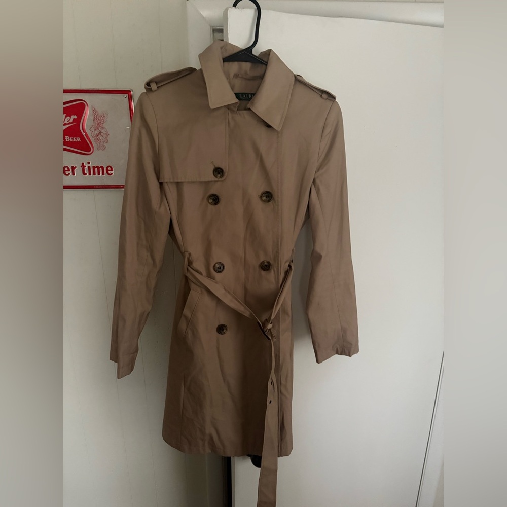 Ralph Lauren Tan Trench Coat
